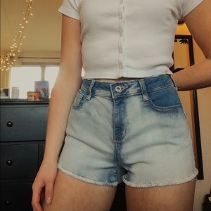 Arizona Denim Shorts High Waisted